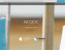 Tablet Screenshot of infoeye.com